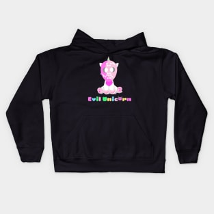 Evil unicorn baby Kids Hoodie